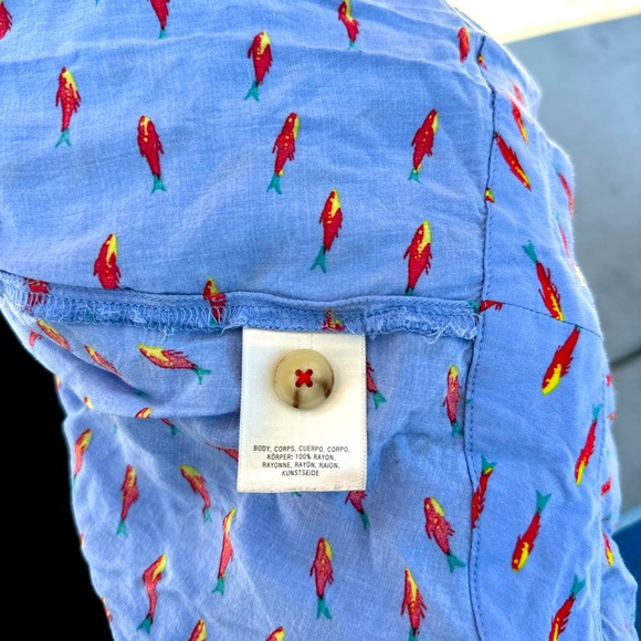 Very soft material
Blue and red "fish hook" top
Worn twice
From Anthropologie - Picture 3 of 4